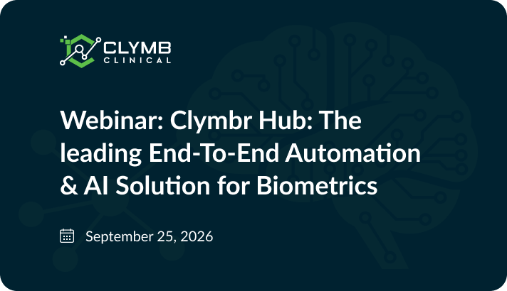 Clymbr Hub: The leading End-To-End Automation & AI Solution for Biometrics.